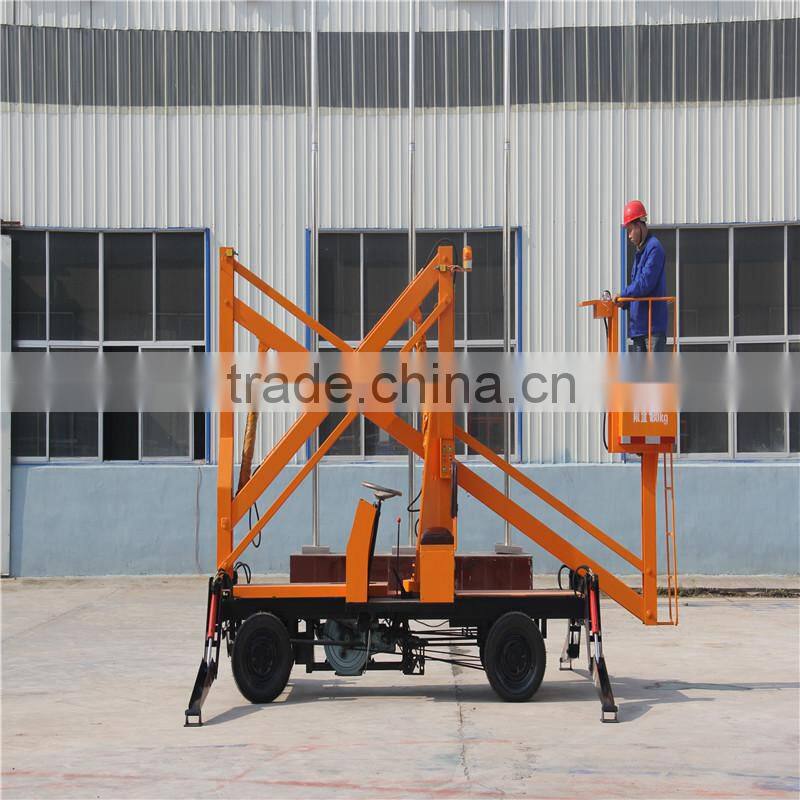 Hydraulic telescopic boom lift