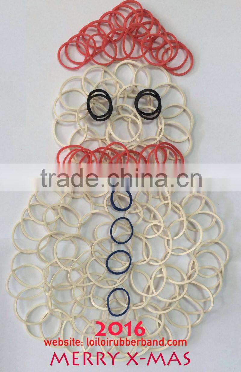 32 mm White Flexible Rubber Band with Factory Price - Colorful customized rubber bands