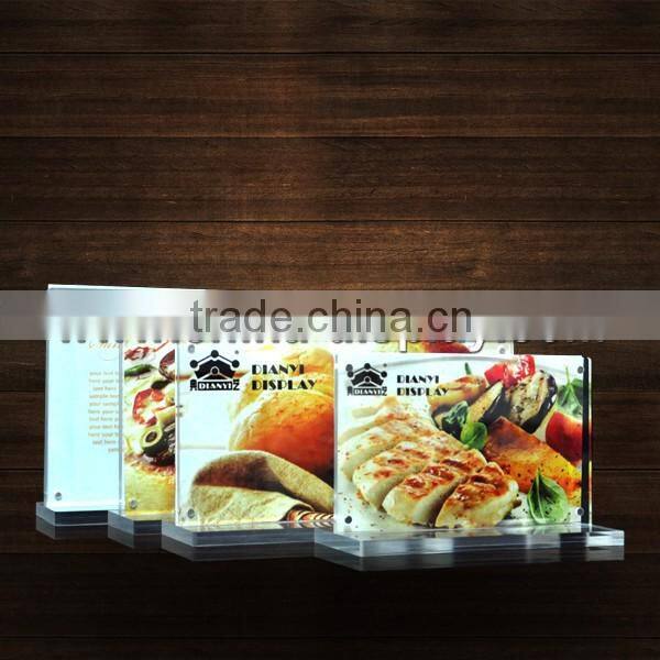 High Quality A4 Acrylic Menu Holder
