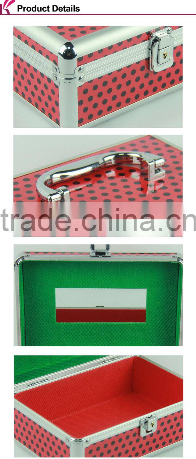 Wholesale Big Size Pot Pattern Antique Leather Jewelry Box