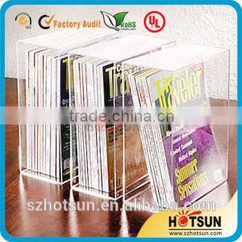 Clear acrylic book display stands with factory direct price