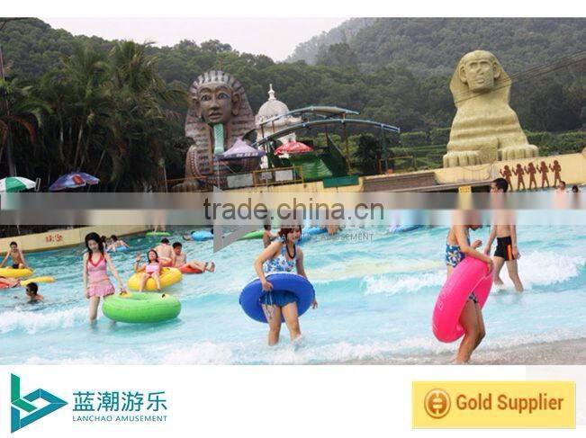 Exciting swimming pool tsunami wave pool machine water park