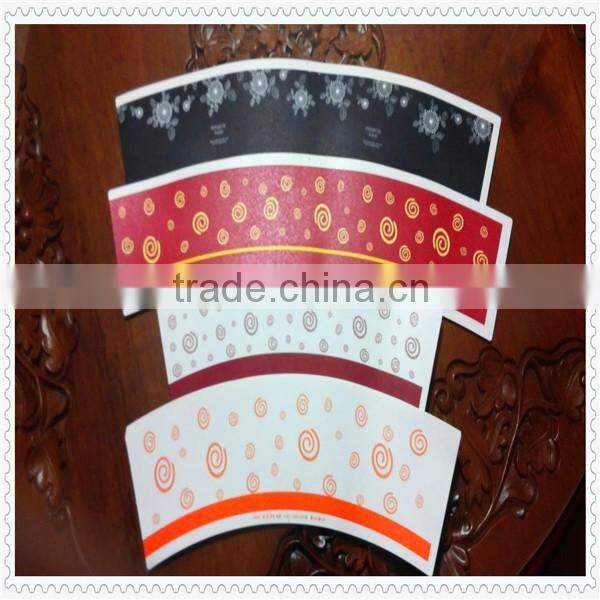 nice flexo printing paper cup raw material for hot drink