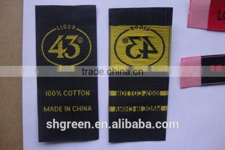 custom cartoon logo clothing woven badge