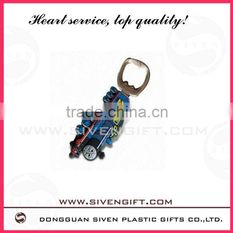 Beer bar soft PVC bottle opener for 2012 promotion gifts