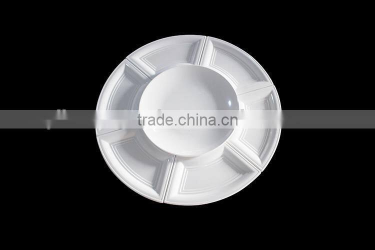 100% mealmine A5 top food grade casual unbreakable cheap white melamine sets dinnerware without BPA