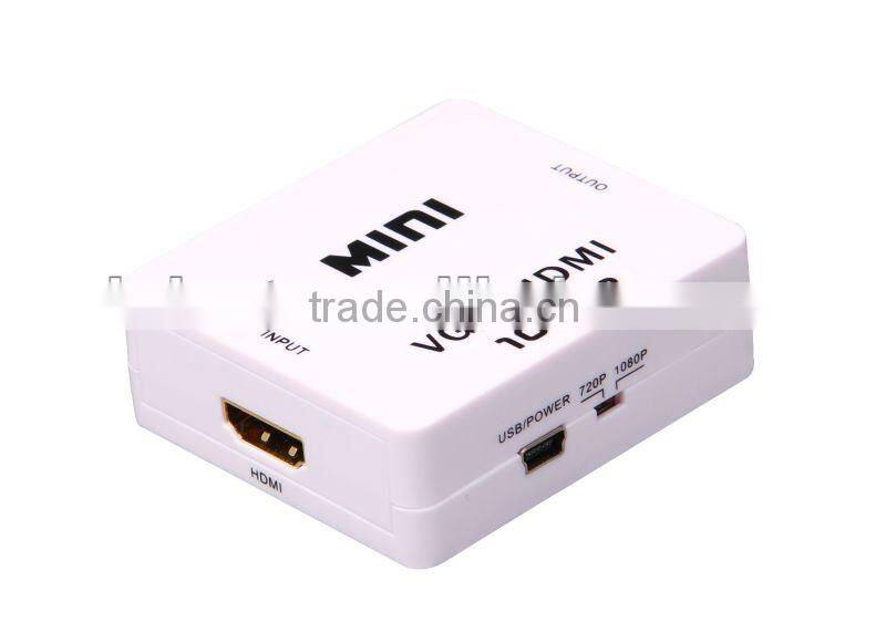 Professional MINI VGA to HDMI UP SCALER 1080P