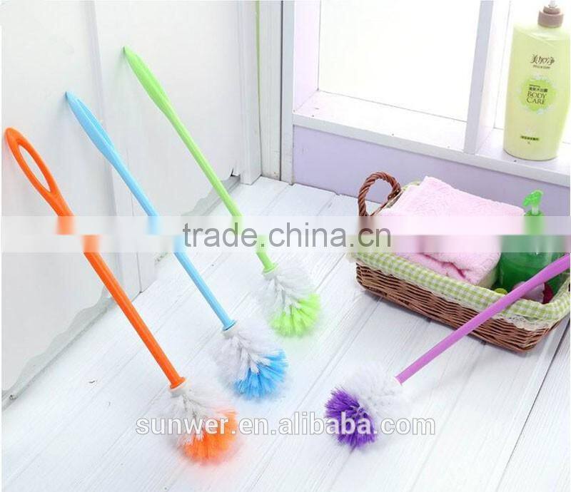 2016 very cheap price disposable toilet cleaning brush wieh holder