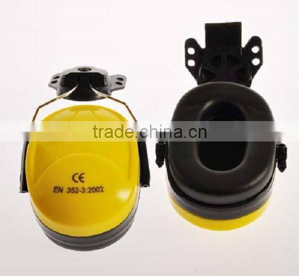 industrial safety helmet with visor and earmuff