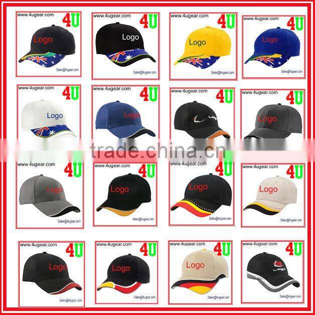 short brim logo emboriderde wholesale baseball cap hats