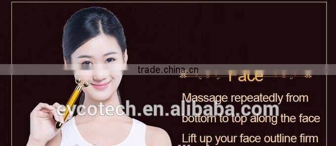 Face Lifting home use facial massage machine Beauty Bar Vibration 24k gold beauty bar