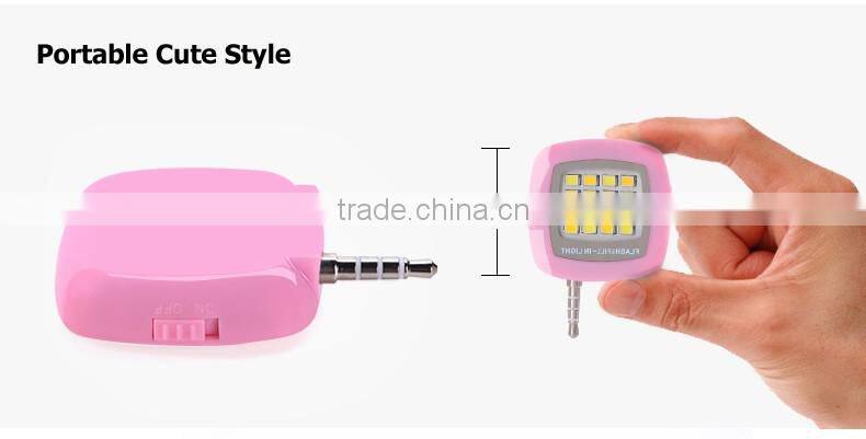 2016 new arrival portable mini selfie flash light Iblazr smartphone flash light for mobile phone iPad Tablet phone