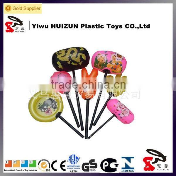 PVC Inflatable hammer with bird in blue