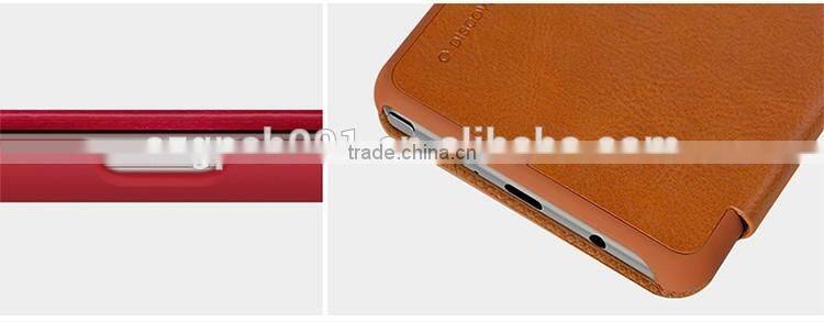 Quality Flip Leather Case For Samsung Galaxy Note7, NILLKIN Qin PU flip leather phone Case BUSINESS CARD CASE CLASSIC RESTRO