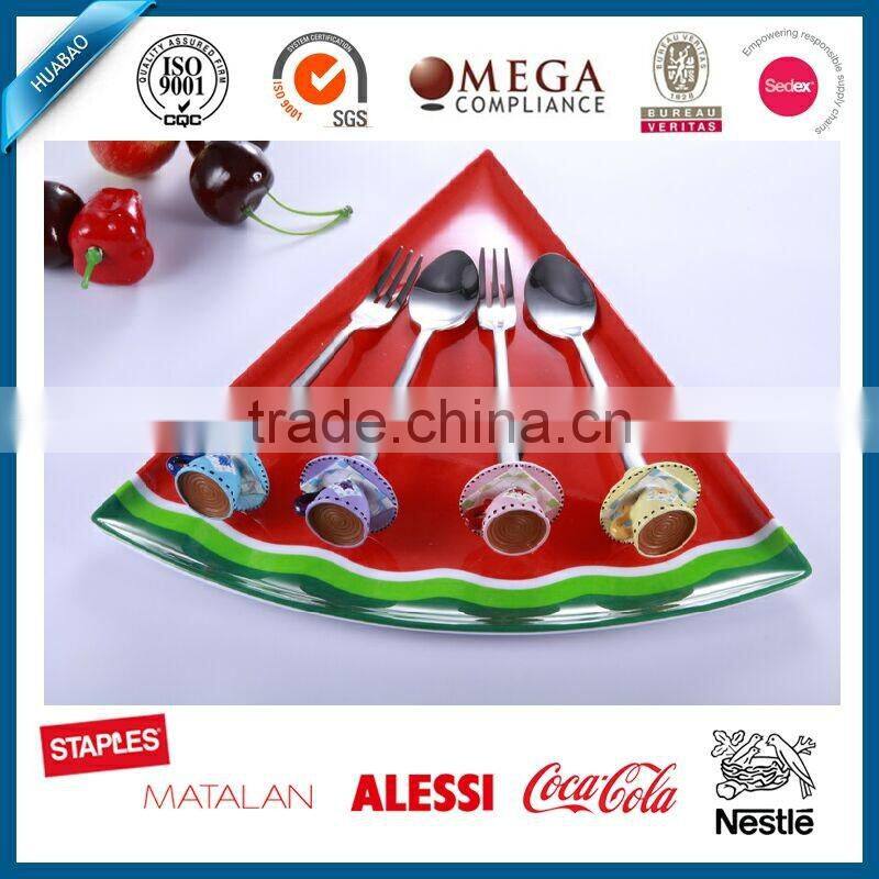 Top quality Christmas gift stainless steel teaspoon and dessert fork , osaka pearls japan