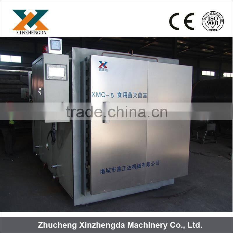industrial Cubic mushroom steam autoclave for production line