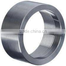 Stainless Steel 316 Pipe Fitting, Half Coupling, 3/8'' NPT Female