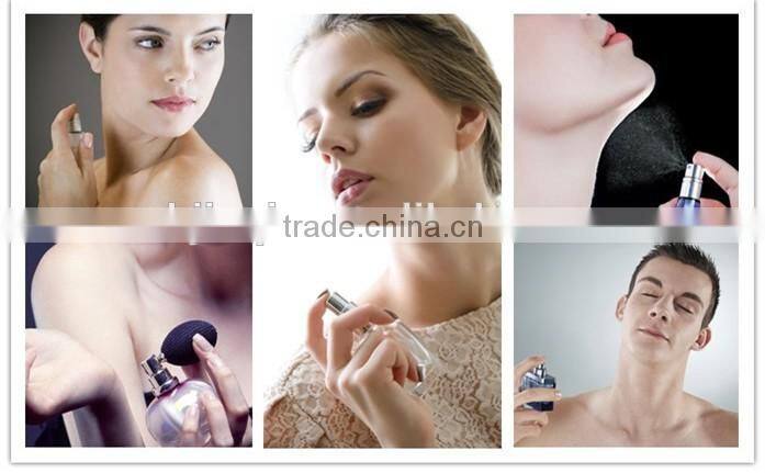 luxury 20/410 silver mist sprayer/perfume spray/screw bottle sprayer