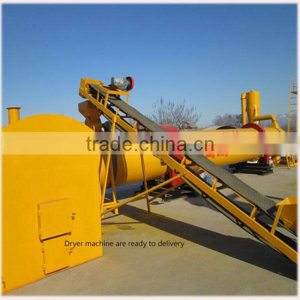 China organic fertilizer rotary drum dryer( Different capacity)