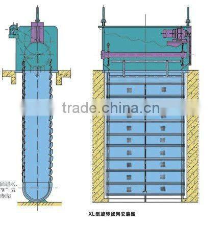 XL spiral filter mesh