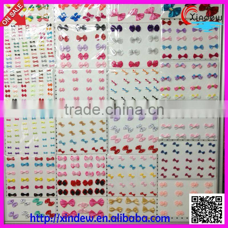 Ribbon bowknot for garments accessories or hairwear