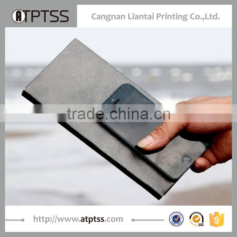 Leather printed tyvek clutch wallet paper wallet