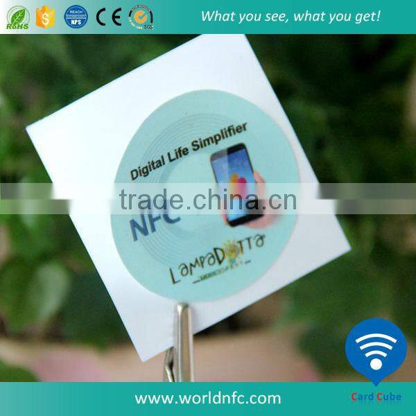 ISO 15693 Library RFID Printable Tags Label For Anti-Theft