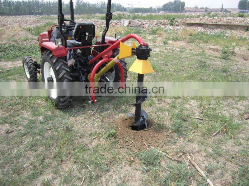 Tractor 3 point hitch Post hole digger with different size augers
