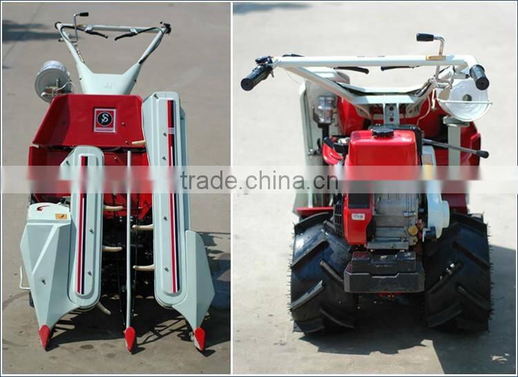 rice reaper binder machine/mini reaper binder/mini rice combine harvester