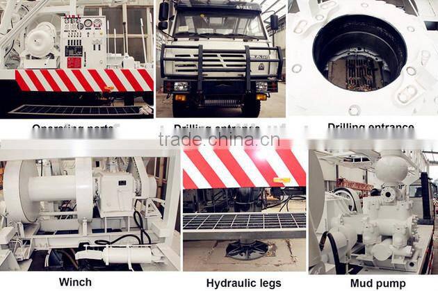 HFT600ST truck mounted water well drilling rig multifunctional drilling machines