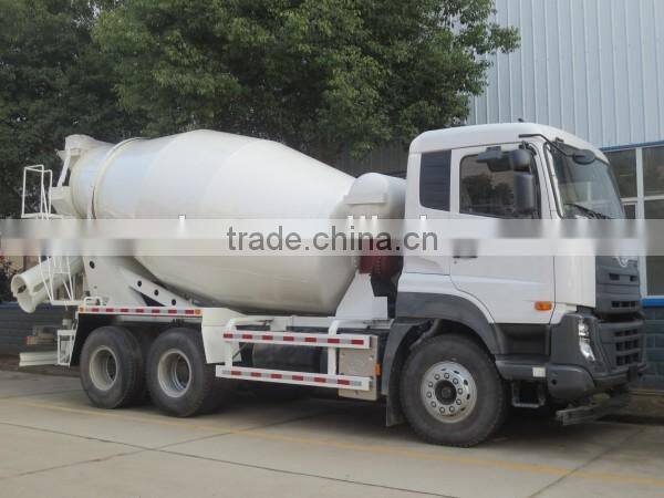 380 hp DONGFENG Nissan UD Trucks 6*4 bulk cement mixer truck 12 m3