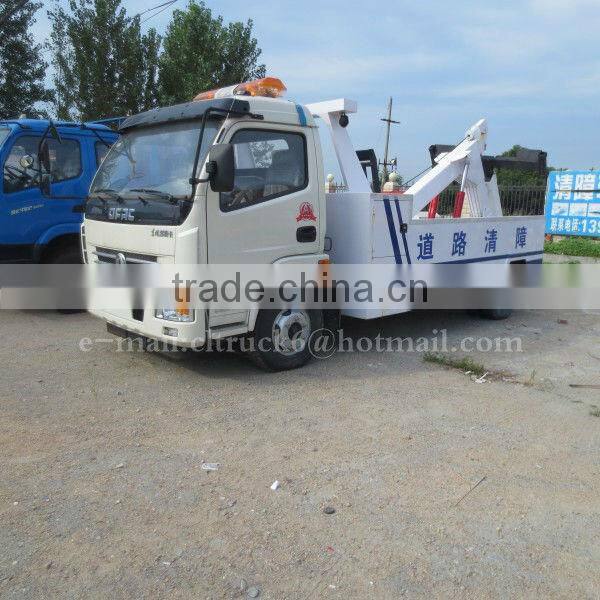 4*2 DONGFENG DLK Right Hand Wrecker Tow Trucks 5 Ton