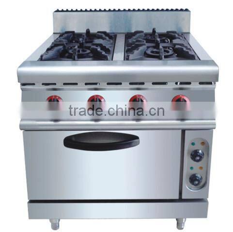 Kitchen Appliances,4 burner gas cooker with Electric Oven(ZQW-878-4)