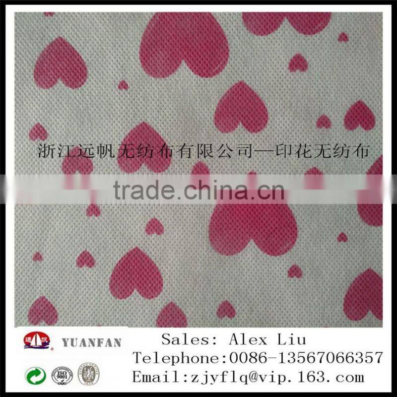 Printing Coloured Non-woven fabric used for Flowers packaging