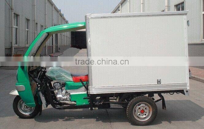 China Gasoline Cabin Cargo Three Wheel Car for sale