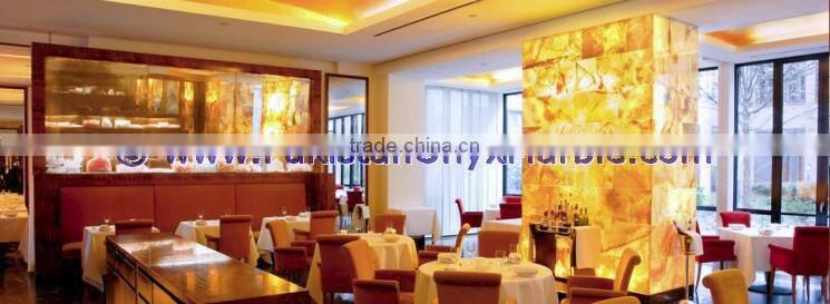 POPULAR STYLE Custome made BACKLIT ONYX FIREPLACES