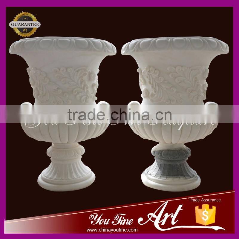 high quality white flower pot for decoration