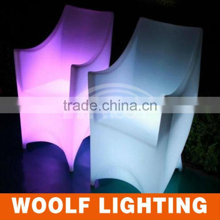 Popular Rechargeable Luminous LED Garden Lighting Chair