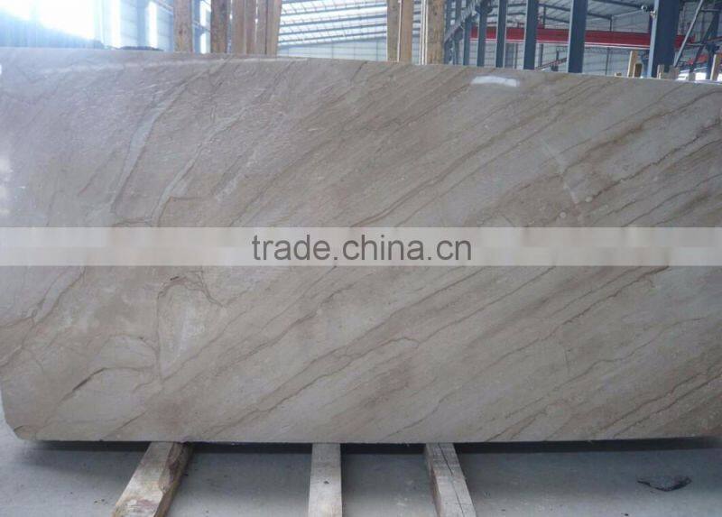 Natural alice beige marble lobby flooring design