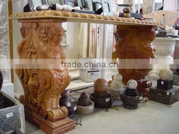 High quality hand carved marble tables