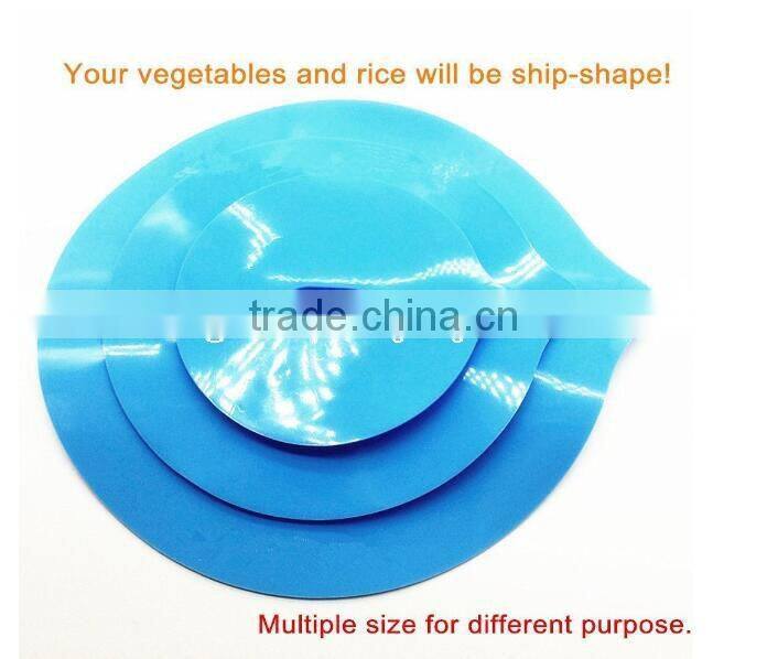 Steam Ship Silicone Suction and Food Cover Lid/Splatter Guard