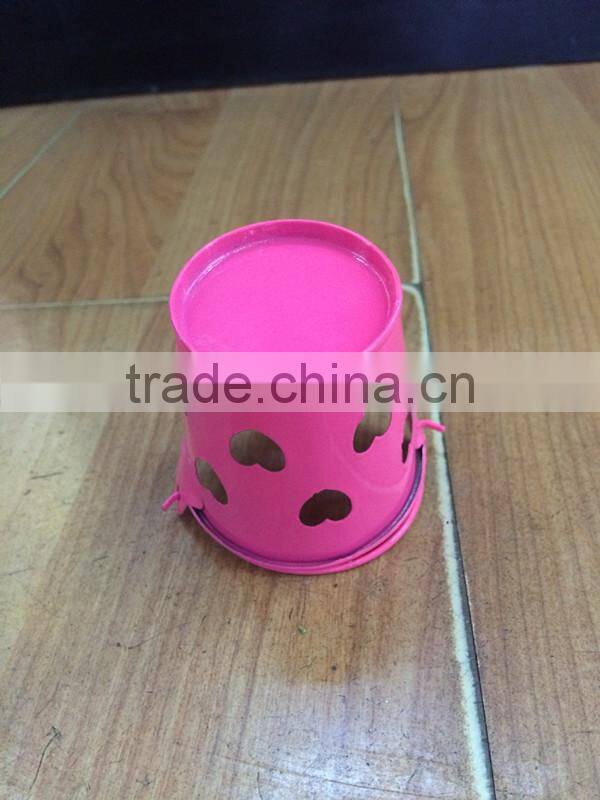 wholesale watering can design home decoration table unique metal types of flower vase