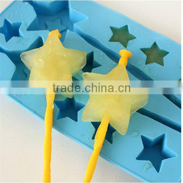 2014 custom hot summer cool frozen silicone ice cube tray