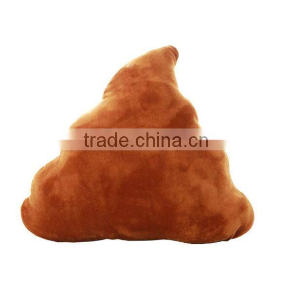 Wholesale Soft Poop Shaped Plush Emoji Pillow
