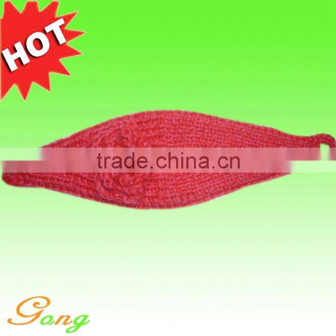 2012 hot sale! knitted headband pattern Elastic hair band