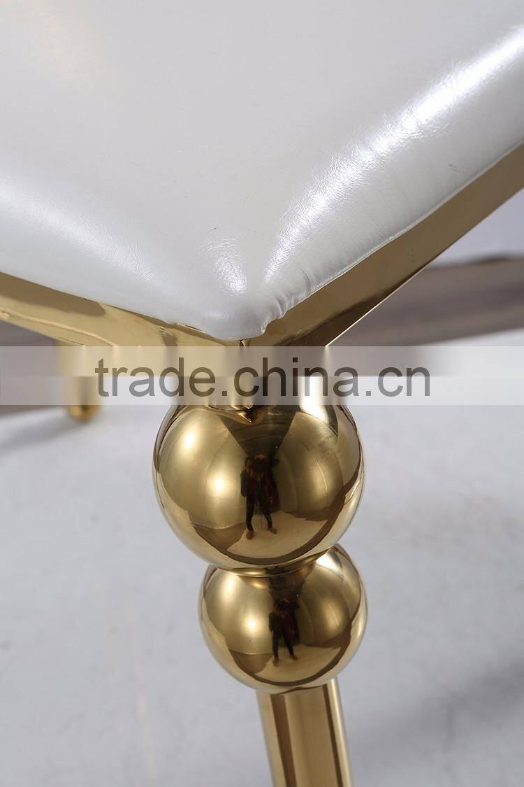 New modern stainless steel dining chair for sale