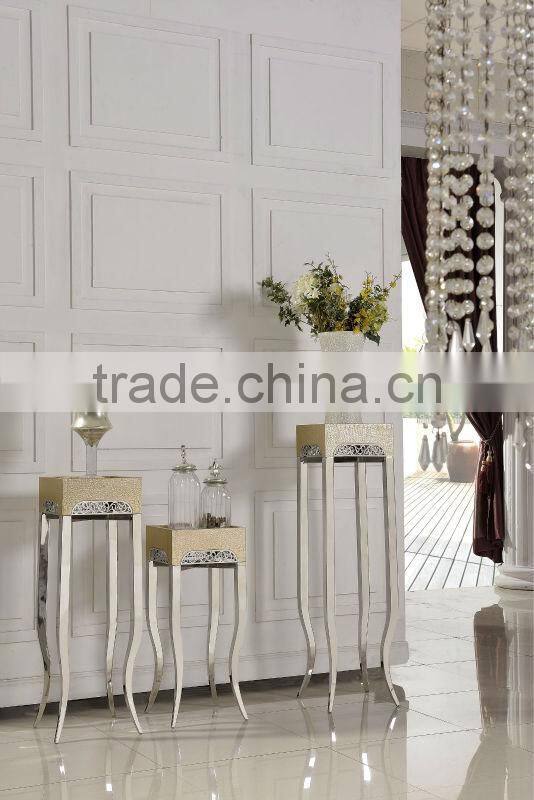 Y379 2015 flower display stand latest garden wooden flower stand designs