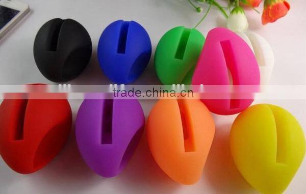 Egg Shape New Design Amplifier Silicone Phone Holder,Silicone Stand for Mobile phone,Silicone Cell Phone Holder