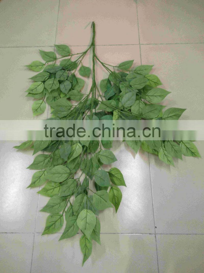 Guangzhou shengjie Artificial giant hanging decorative apple tree leave/apple tree brahces for tree making