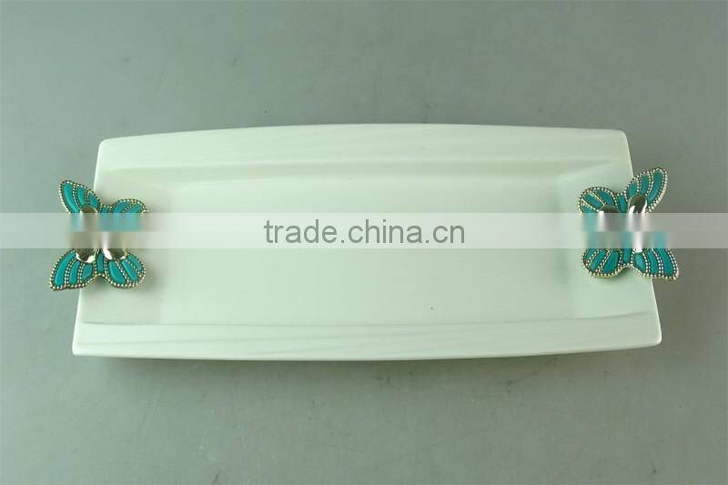 Low Price High Quality White Ceramic Dinner Plate For Wholesale